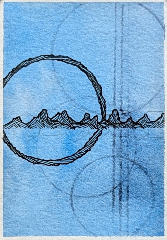 Orbit ACEO card