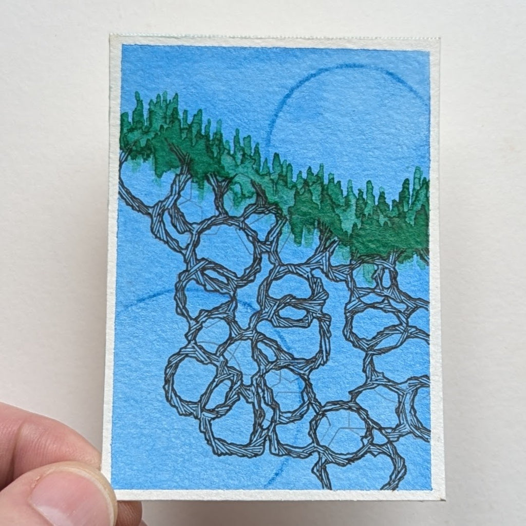 Treeline's Tangle ACEO card
